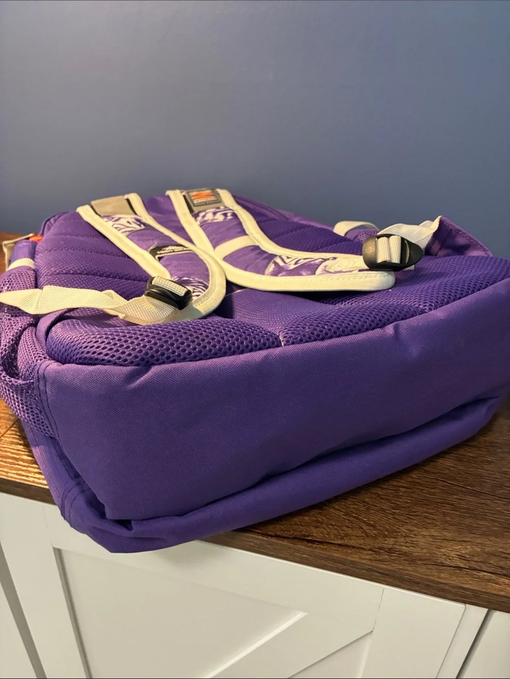 High Sierra Purple and White Pattern Backpack